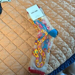 Sock candy year of the snake sheer fashion sock